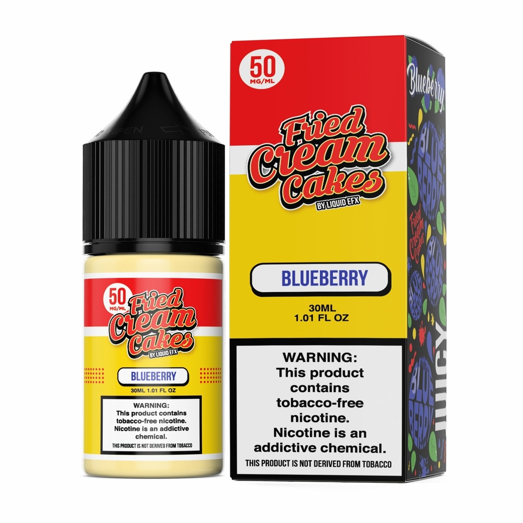 BLUEBERRY FRIED CREAM CAKES SALT by Liquid EFX 30mL 50MG