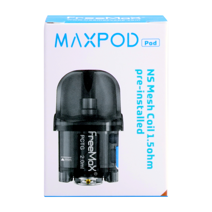 Maxpod Replacement Pod w/ NS 1.5ohm Mesh Coil - 1pc by FreeMax