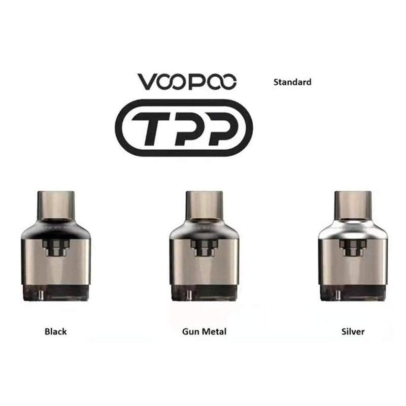 VOOPOO TPP REPLACEMENT PODS - 2PK (Black)