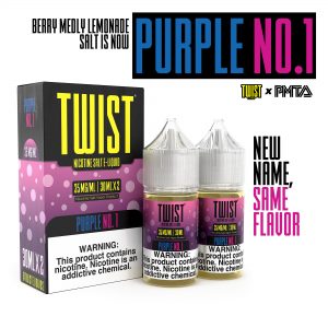 PURPLE NO. 1 (Berry Medley Lemonade) Salt Nic by Twist E-Liquids 2x30mL