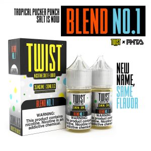 BLEND NO. 1 (Tropical Pucker Punch) Salt Nic by Twist E-Liquids 2x30mL (35mg)