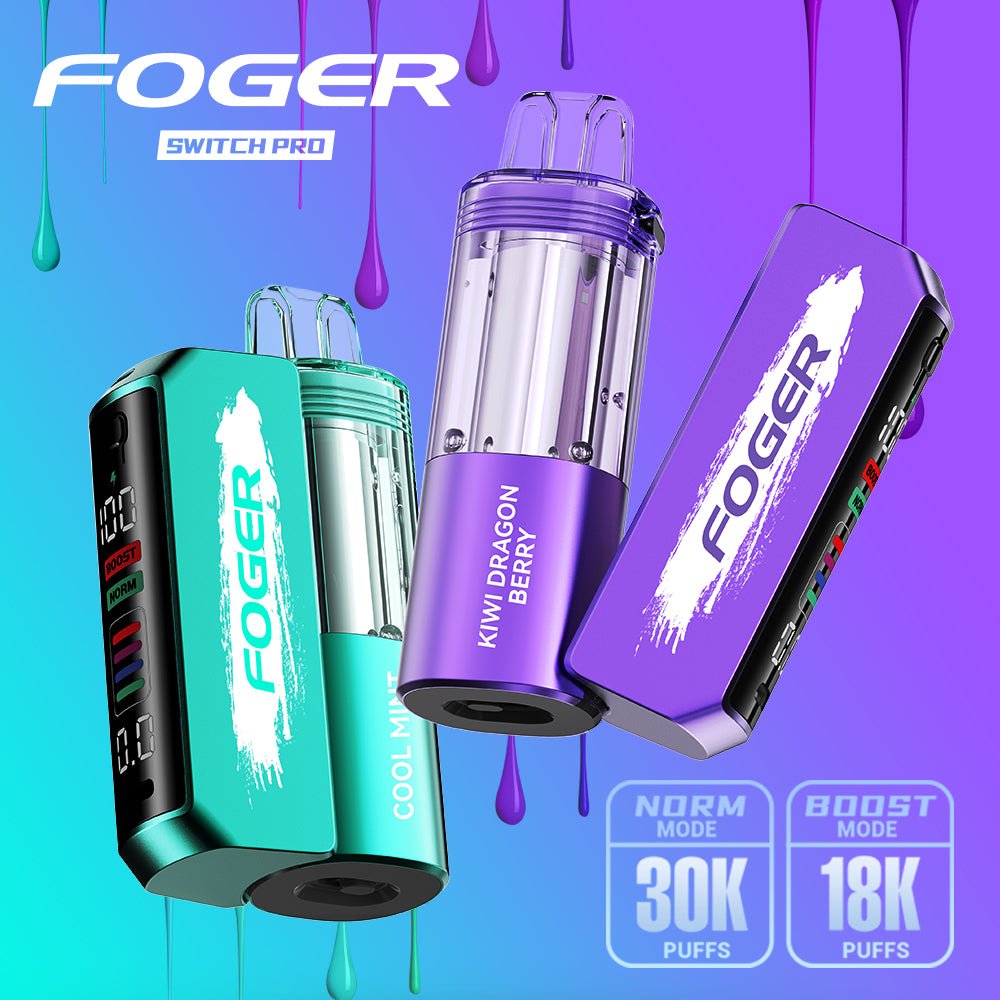 Foger Switch Pro Starter Kit Disposable 30000 Puff (Blue Rancher B Pop)