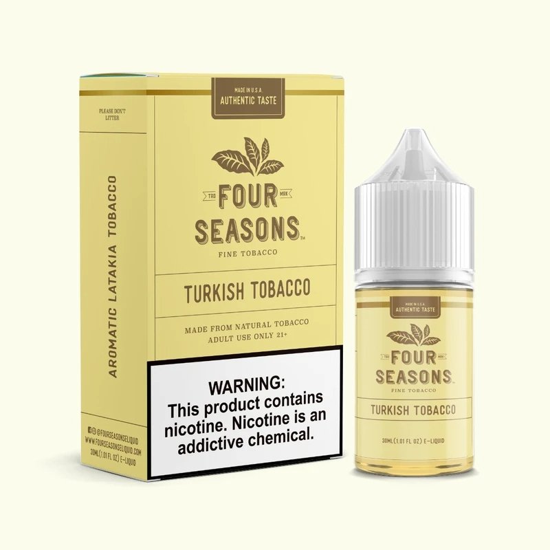 TURKISH TOBACCO SALT NIC by FOUR SEASONS 30ML