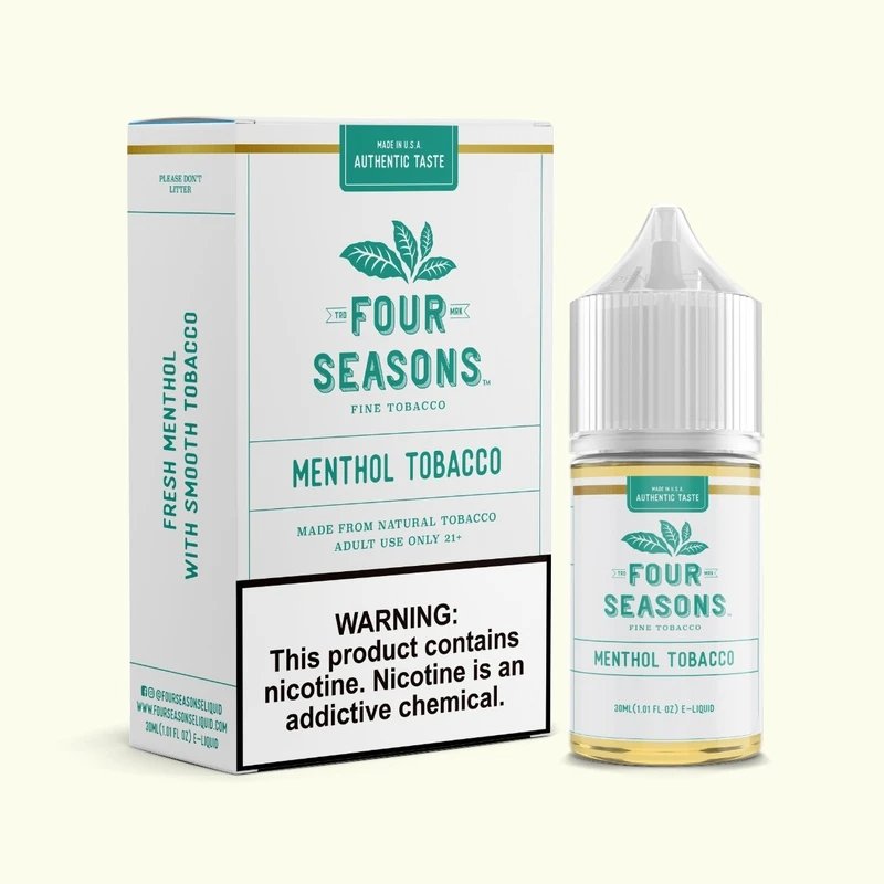 MENTHOL TOBACCO by FOUR SEASONS SALT NIC 30ML (30mg)