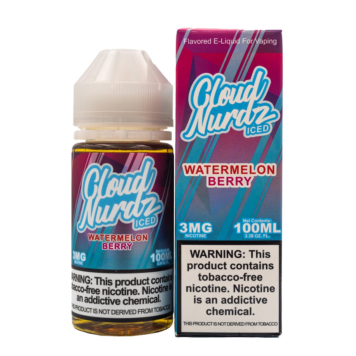 CLOUD NURDZ - WATERMELON BERRY ICED - 100ML (0mg)