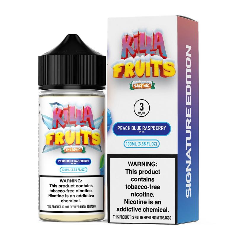 PEACH BLUE RASPBERRY ICED SALT by KILLA FRUITS SIGNATURE EDITION 30mL