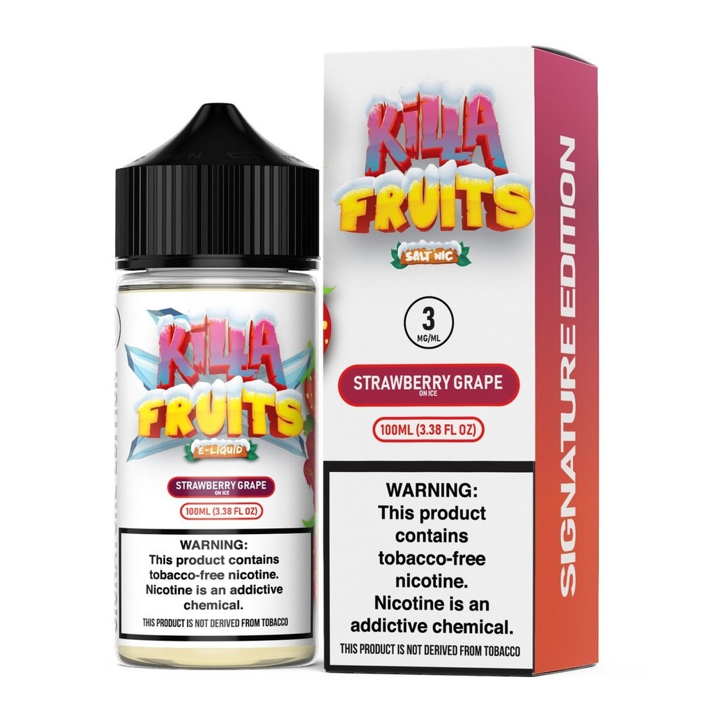 KILLA FRUITS STRAWBERRY GRAPE ICE - 100ML