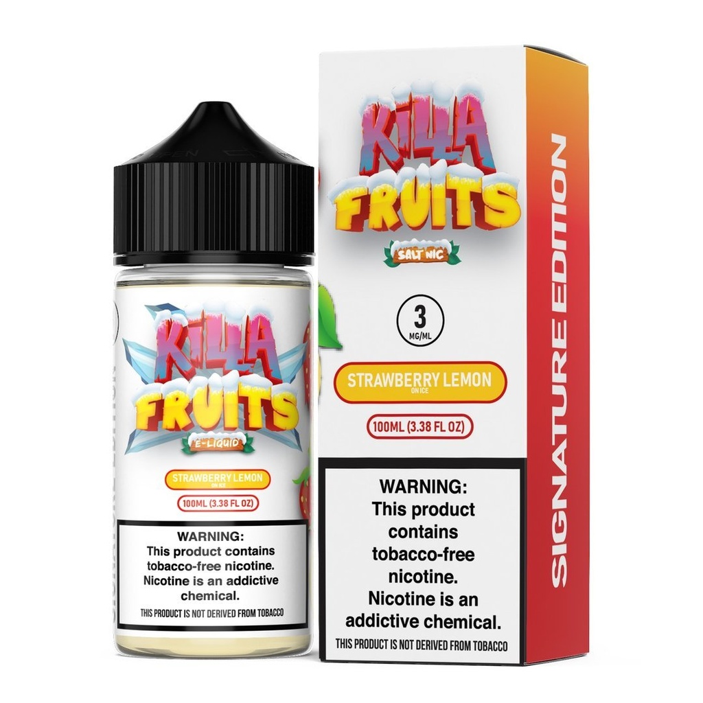 KILLA FRUITS STRAWBERRY LEMON ICE - 100ML
