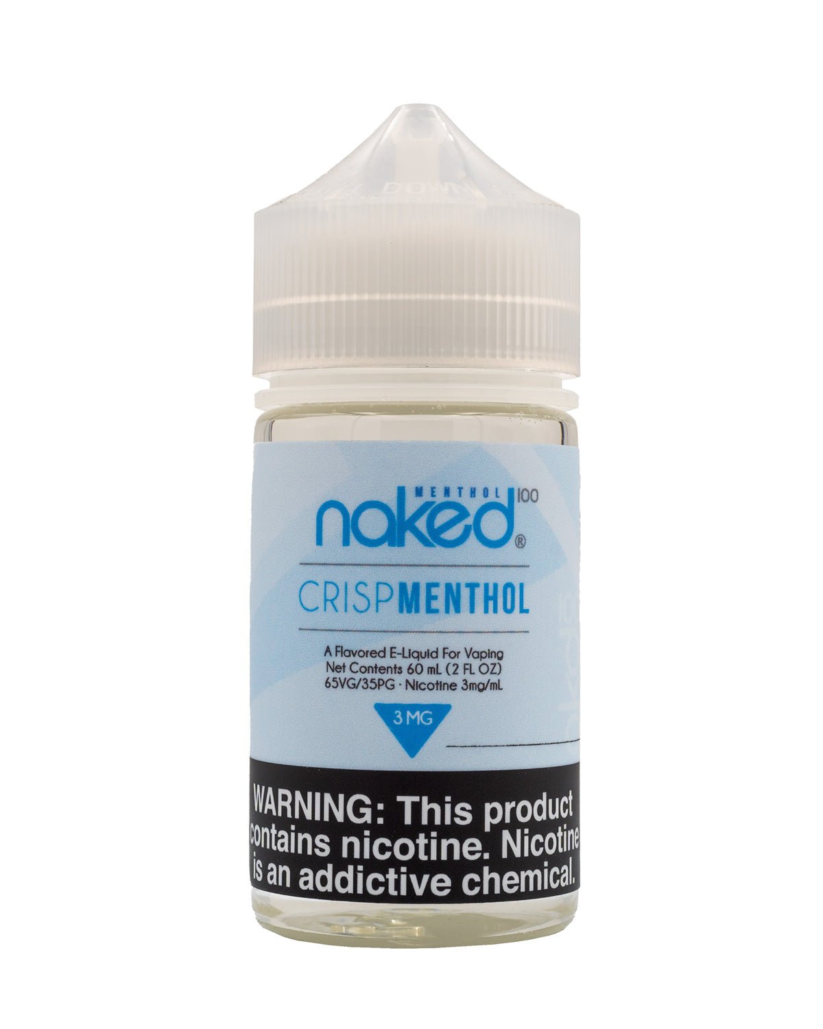 NAKED 100 EJUICE - CRISP MENTHOL- 60ML (0mg)