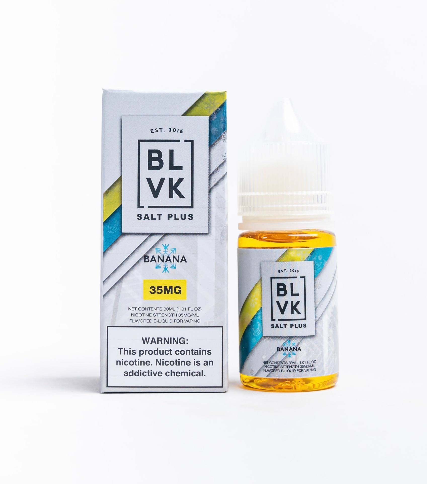 BLVK SALT PLUS - BANANA ICE - 30ML (35mg)