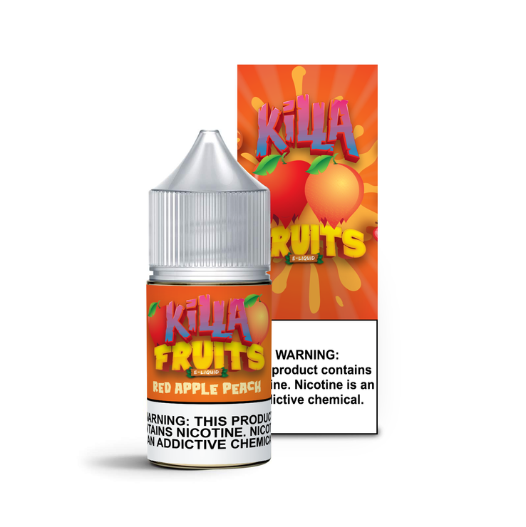 Red Apple Peach on ICE by Killa Fruits Salt 30ML Saltnic