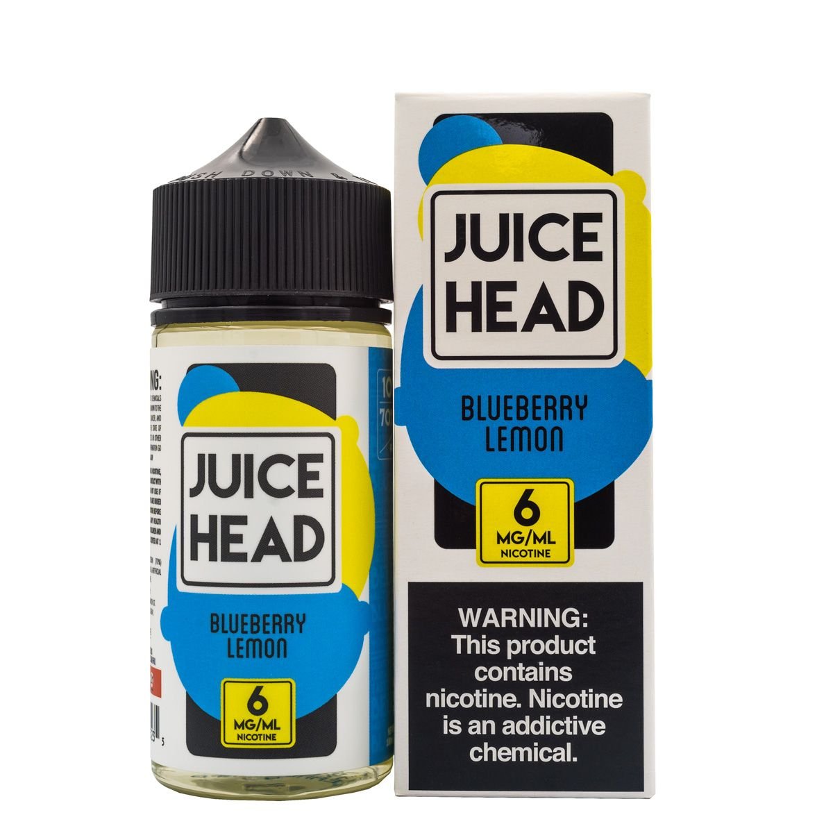 JUICE HEAD EJUICE - BLUEBERRY LEMON - 100ML (0mg)