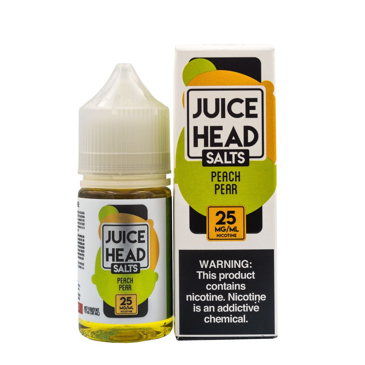 JUICE HEAD SALTS - PEACH PEAR - 30ML (25mg)