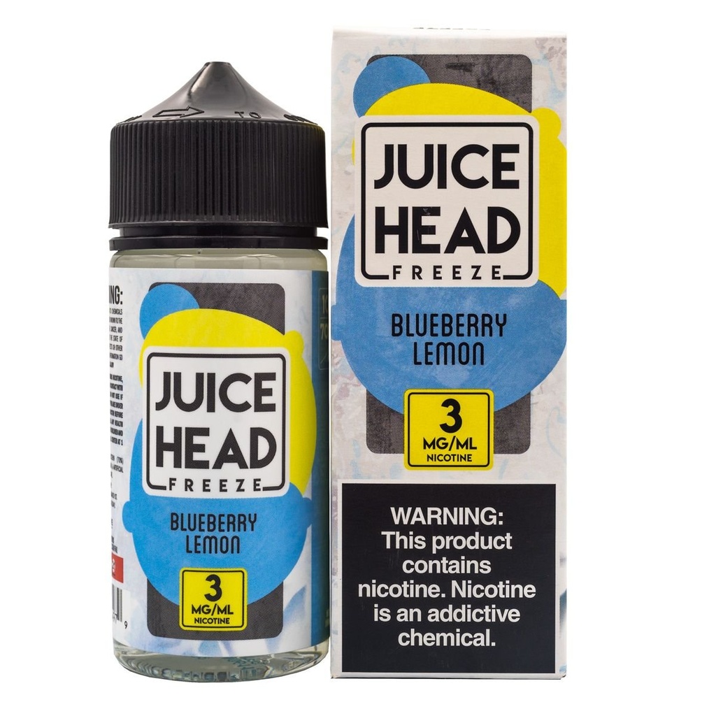 JUICE HEAD EJUICE - BLUEBERRY LEMON FREEZE - 100ML