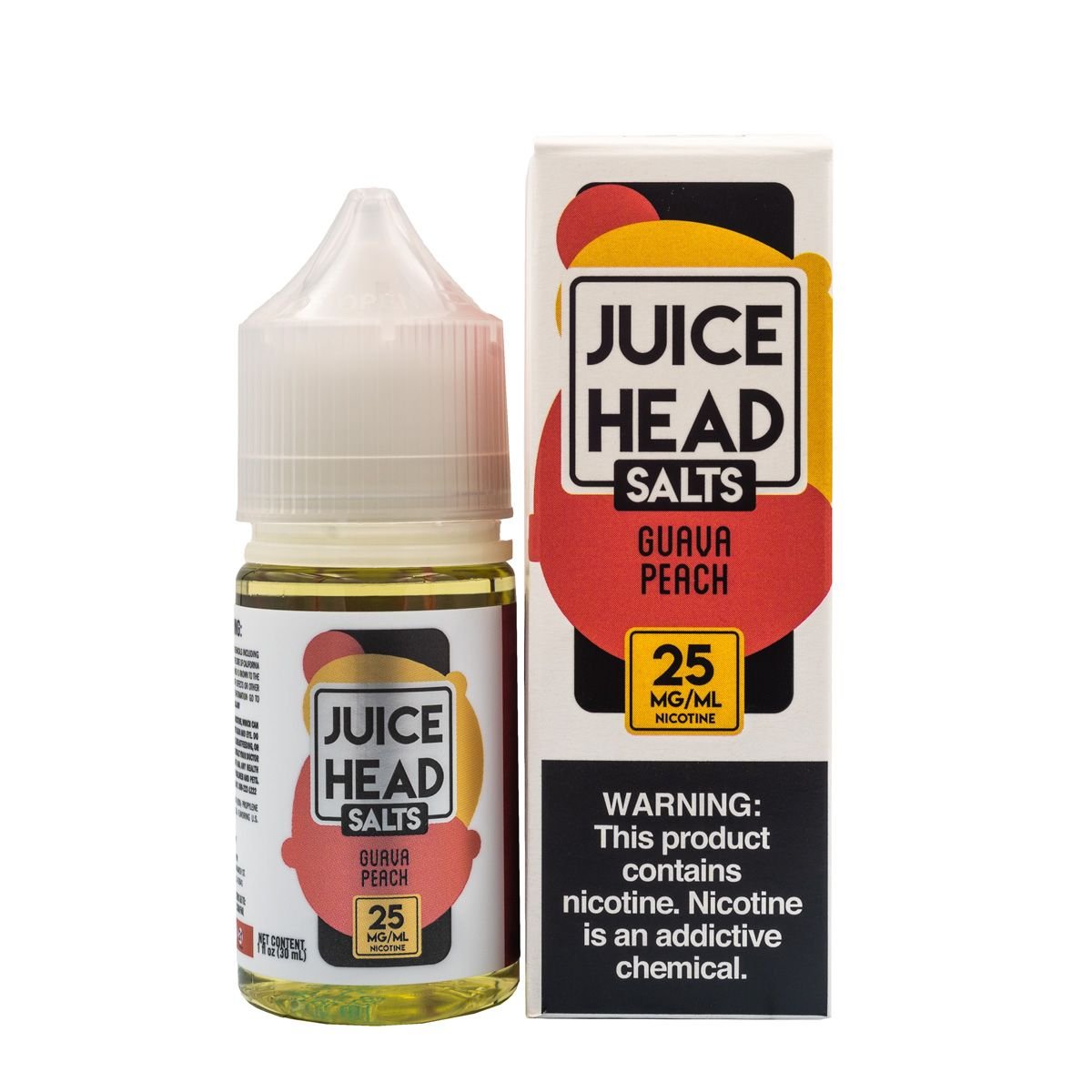 JUICE HEAD SALTS - PEACH GUAVA - 30ML (25mg)