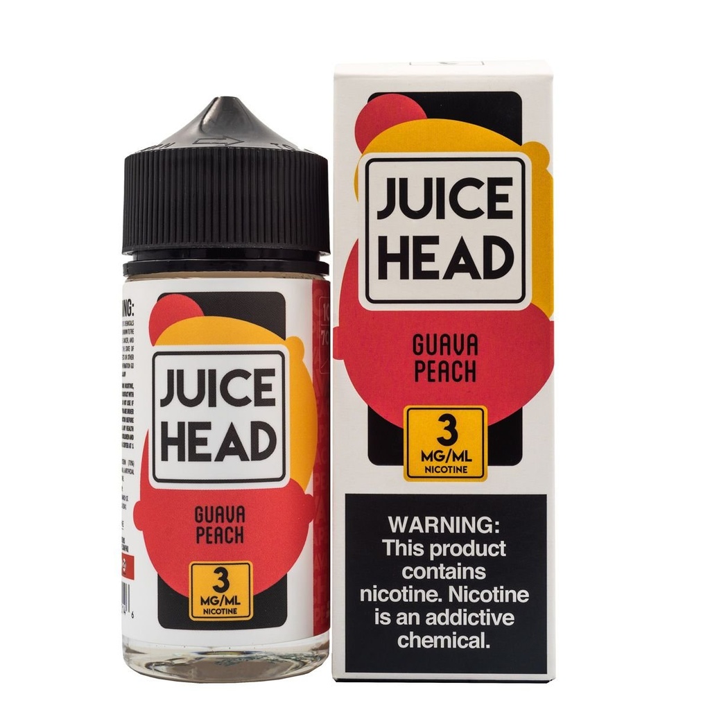 JUICE HEAD EJUICE - GUAVA PEACH - 100ML
