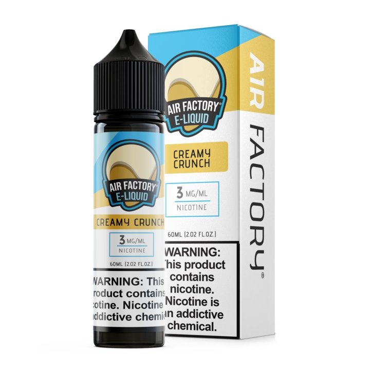 AIR FACTORY ELIQUID - CREAMY CRUNCH - 60ML (3mg)