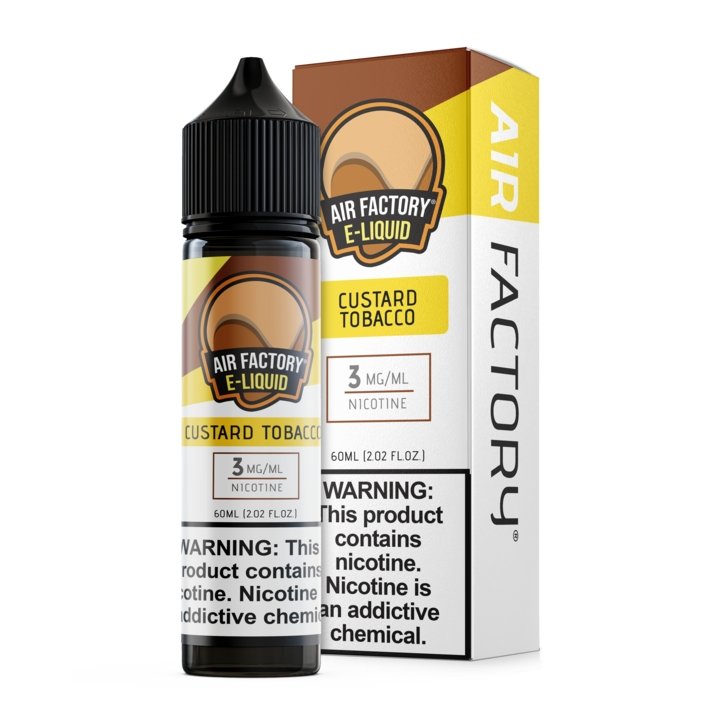 AIR FACTORY ELIQUID - CUSTARD TOBACCO - 60ML (3mg)