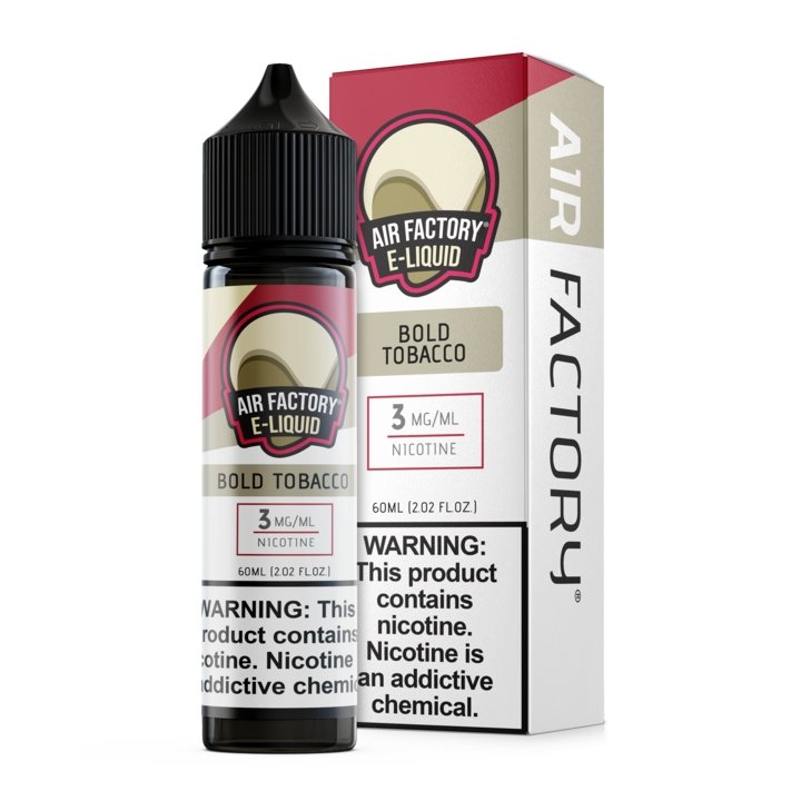 AIR FACTORY ELIQUID - BOLD TOBACCO - 60ML