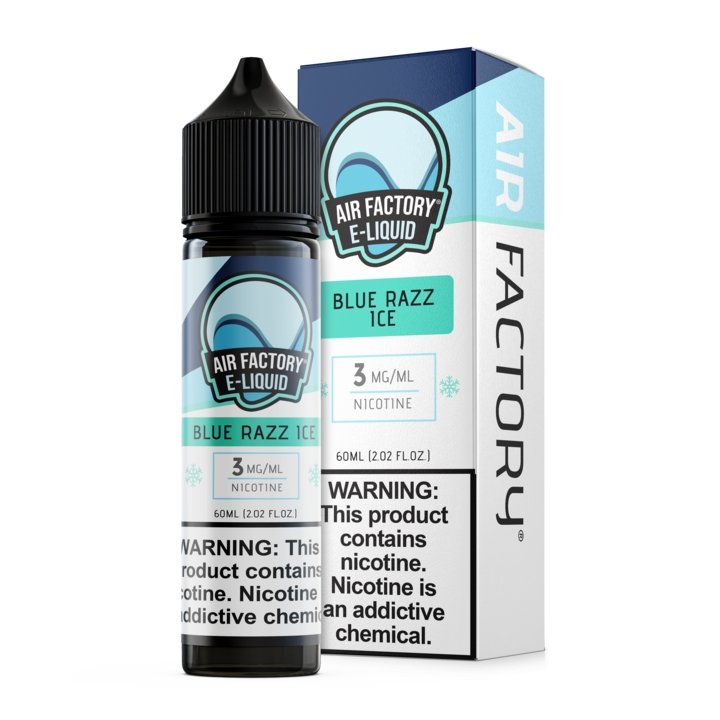 AIR FACTORY ELIQUID - BLUE RAZZ ICE - 60ML (3mg)