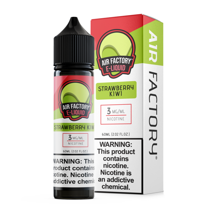 AIR FACTORY E-LIQUID STRAWBERRY KIWI - 60ML (3mg)