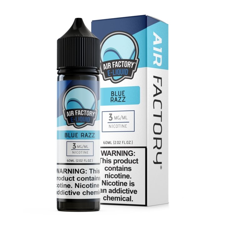 AIR FACTORY ELIQUID - BLUE RAZZ - 60ML (3mg)