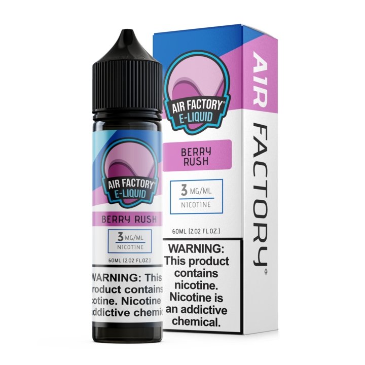AIR FACTORY ELIQUID - BERRY RUSH - 60ML (3mg)