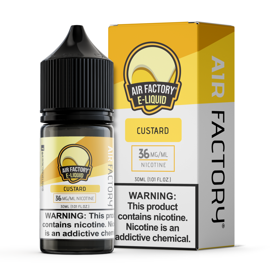 AIR FACTORY SALT CUSTARD - 30ML (18mg)