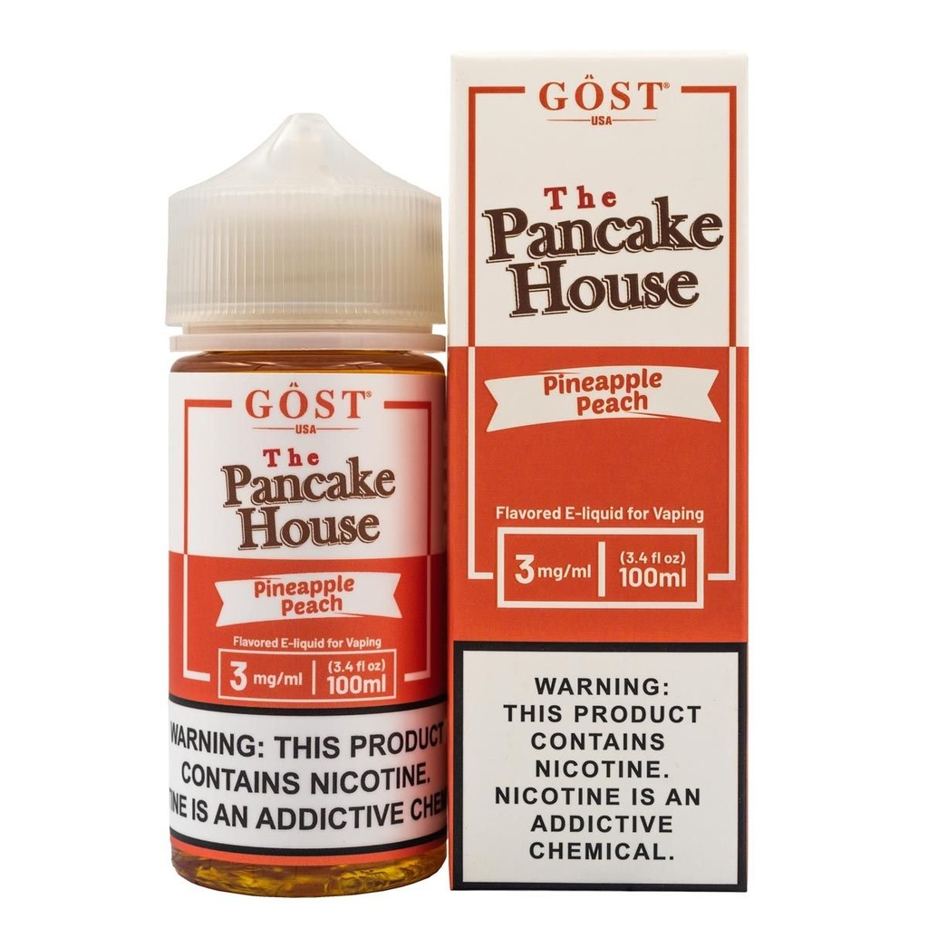 PANCAKE HOUSE EJUICE - PINEAPPLE PEACH - 100ML