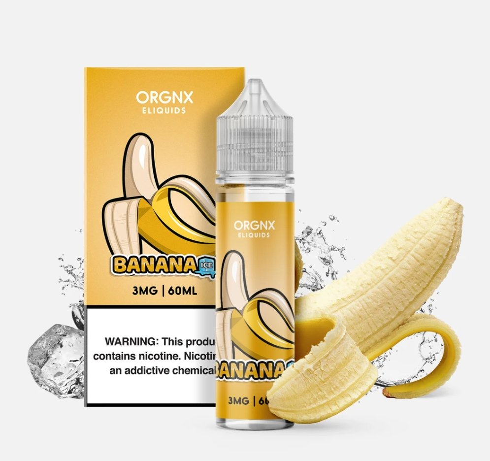 ORGNX ELIQUID - BANANA ICED - 60ML (0mg)