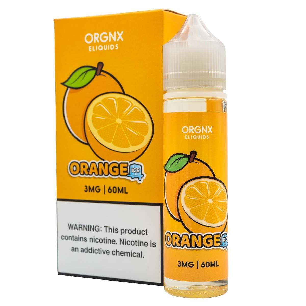 ORGNX ELIQUID - ORANGE ICED - 60ML (0mg)