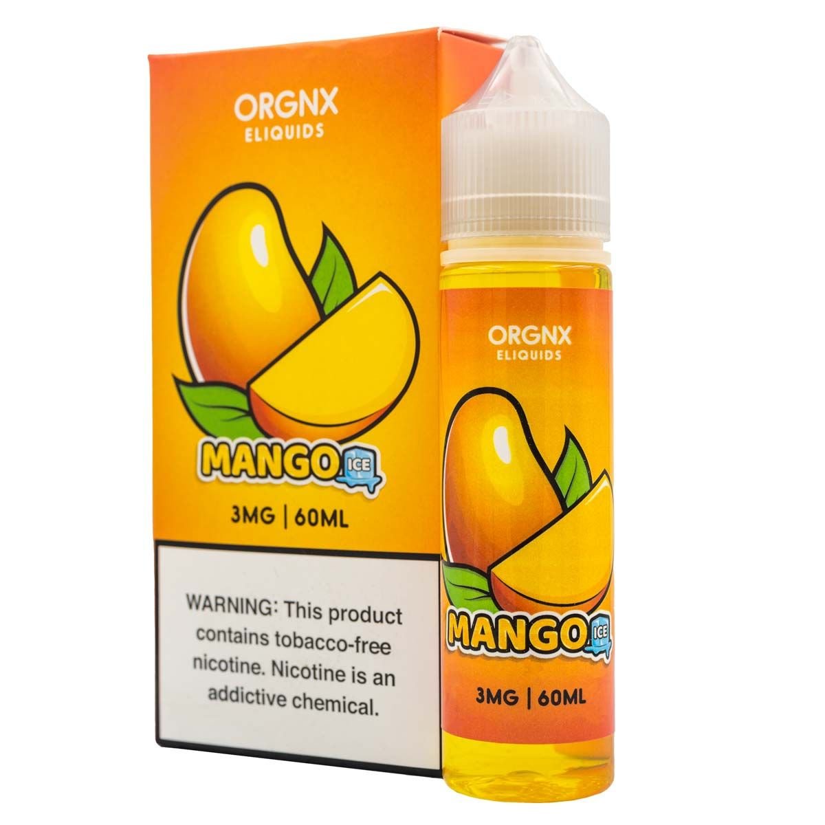 ORGNX ELIQUID - MANGO ICED - 60ML (0mg)