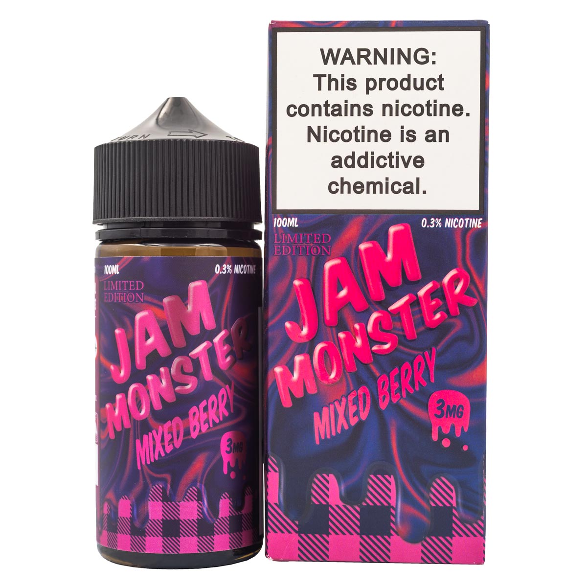 JAM MONSTER - MIXED BERRY - 100ML (0mg)