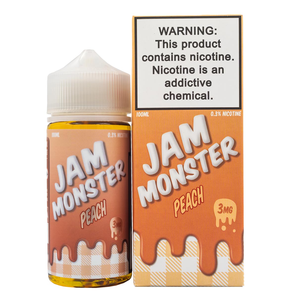 JAM MONSTER - PEACH - 100ML (0mg)