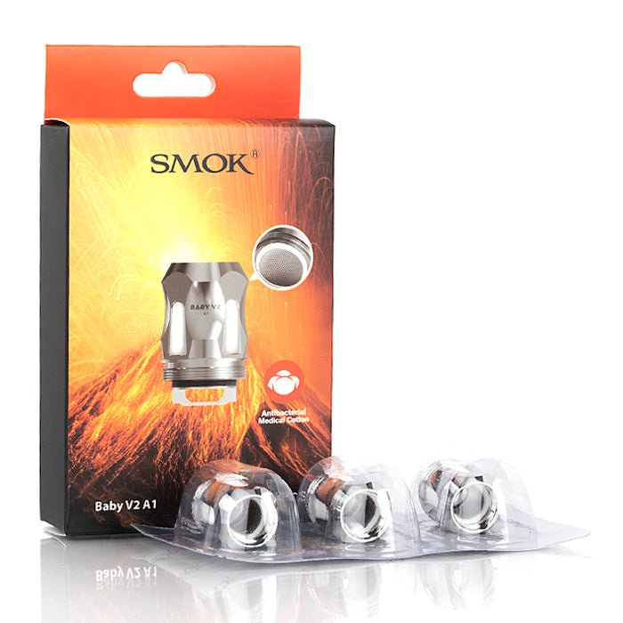 SMOK TFV8 Baby V2 Replacement Coils (Baby V2 S1 Single Mesh 0.15ohm)