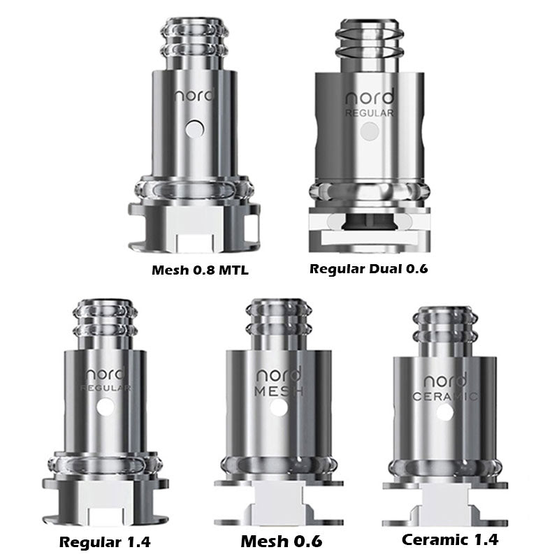 SMOK NORD REPLACEMENT COILS - 5PK (Nord Regular DC 0.6ohm)