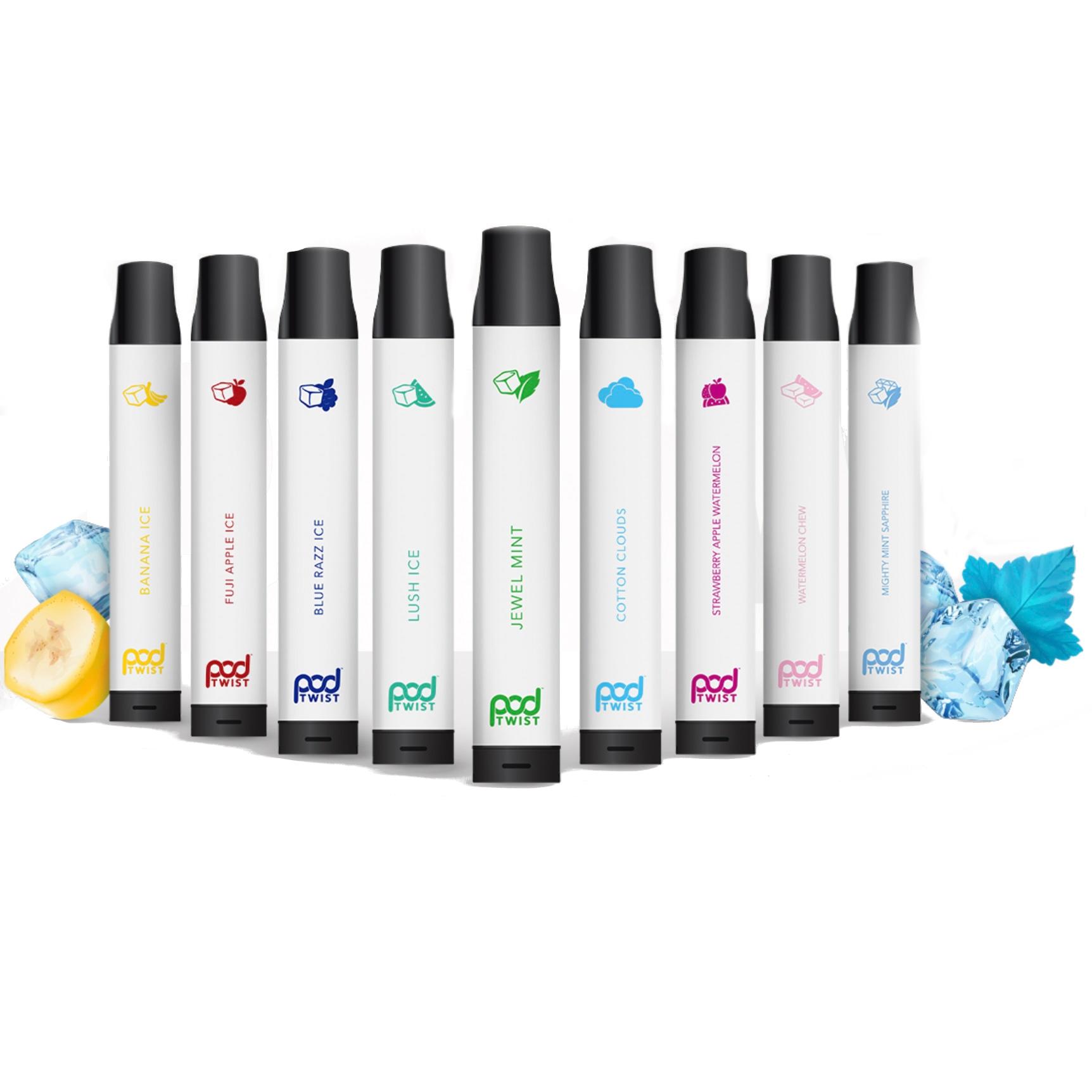POD TWIST DISPOSABLE - 2500 PUFFS (10-PACK) (ALOE GRAPE)