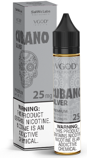 VGOD SALTS SILVER CUBANO - 30ML (25mg)