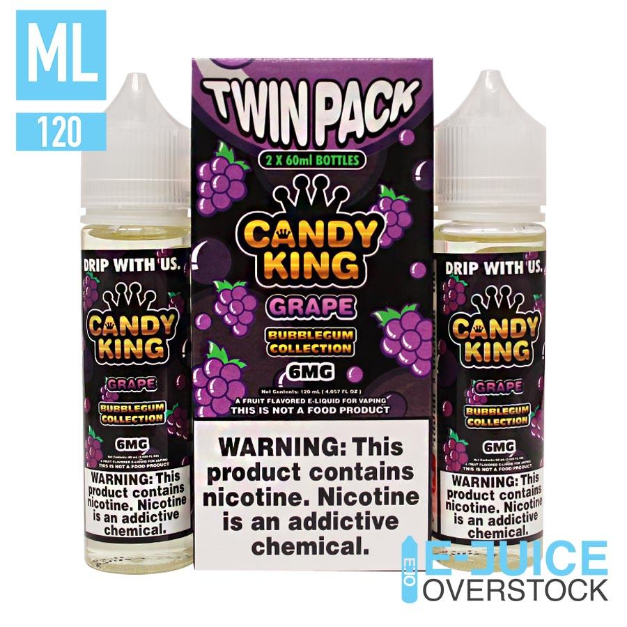 CANDY KING E-LIQUID GRAPE - 120ML