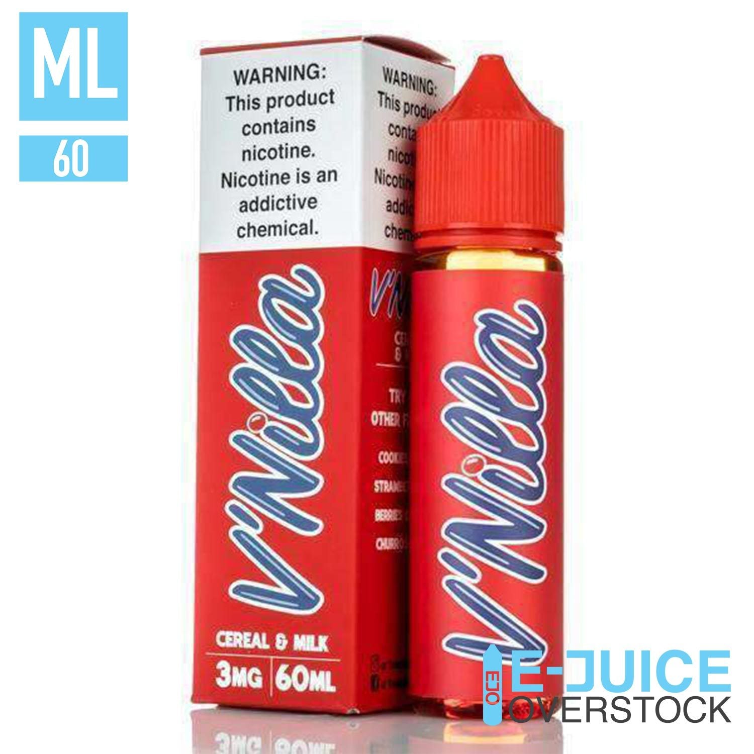 VNILLA E-LIQUID CEREAL AND MILK - 60ML (0mg)