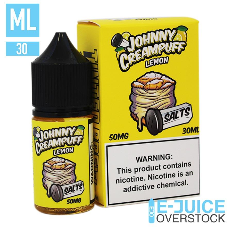 Lemon Johnny Cream Puff Salts by Tinted Brew 30ML Saltnic (35mg)