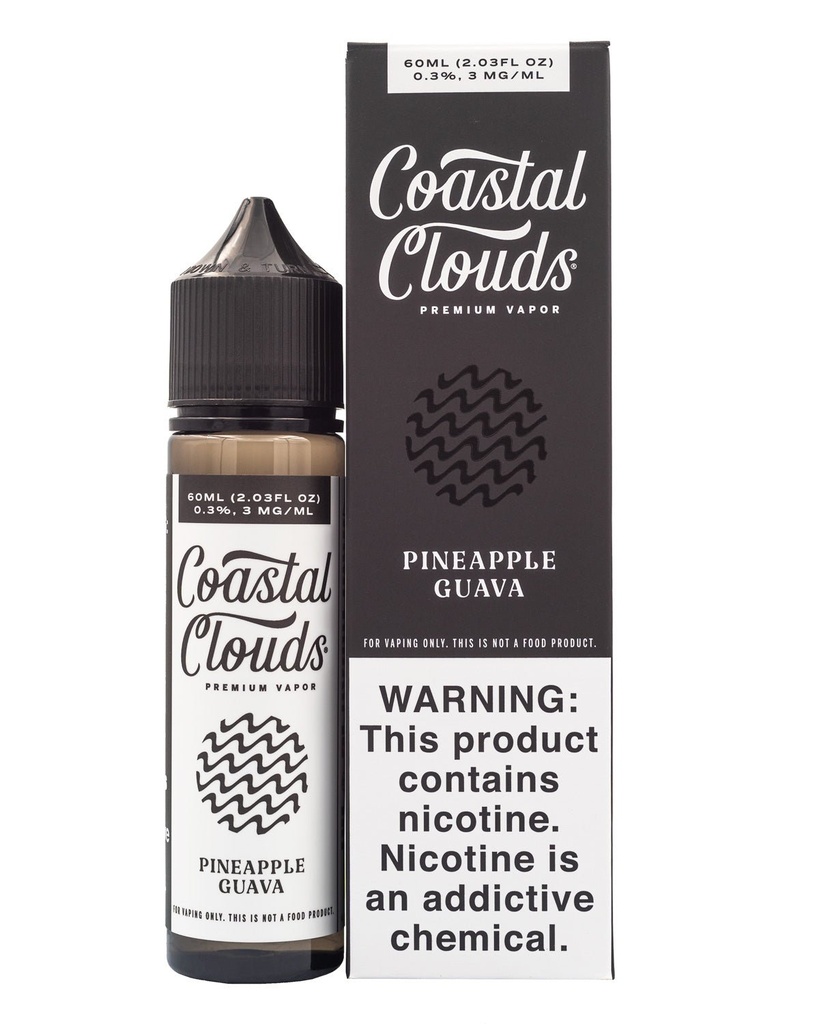 COASTAL CLOUDS E-LIQUID PINEAPPLE GUAVA - 60ML