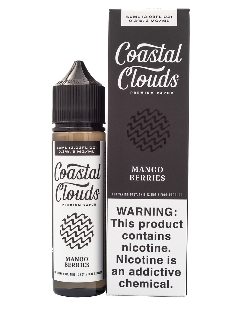 COASTAL CLOUDS E-LIQUID MANGO BERRIES - 60ML