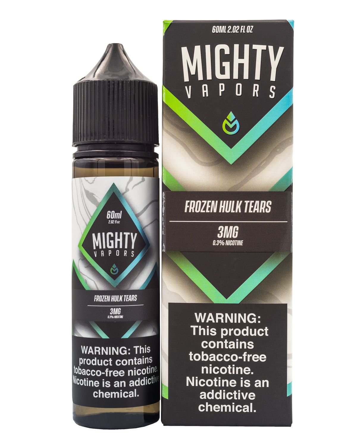 MIGHTY VAPORS EJUICE - FROZEN HULK TEARS - 60ML (0mg)