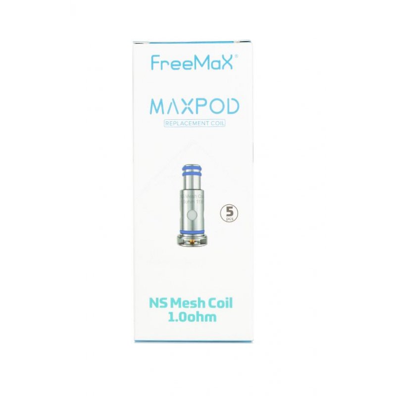FreeMaX MaxPod Replacement Coils 5 Pack - NS MESH COIL 1.0ohm