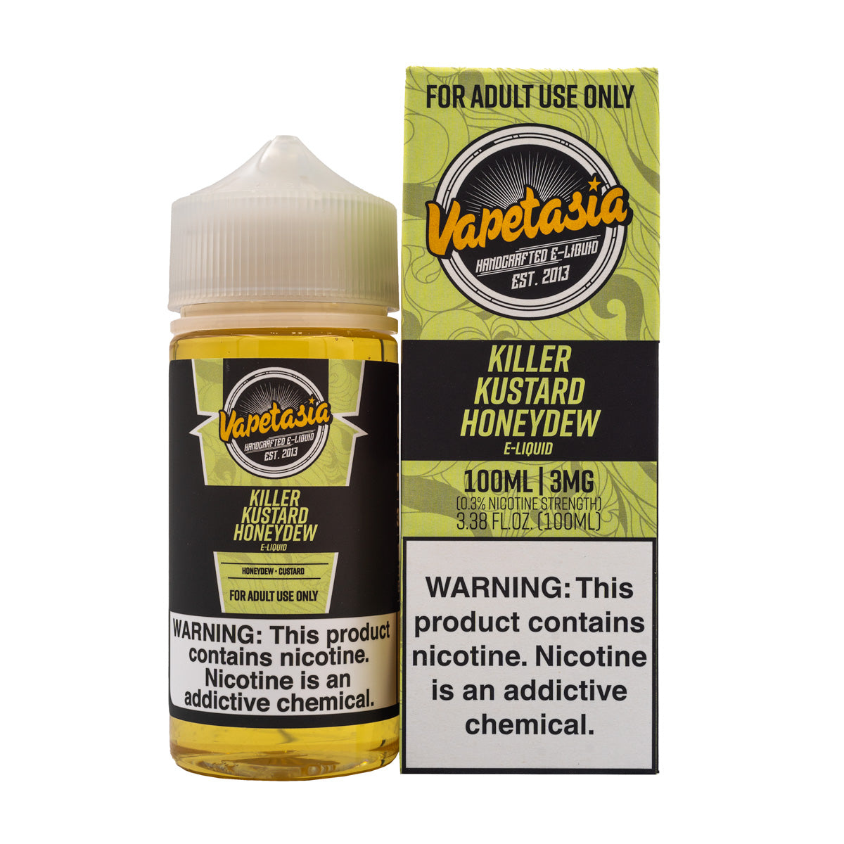 VAPETASIA - KILLER KUSTARD HONEYDEW - 100ML (0mg)