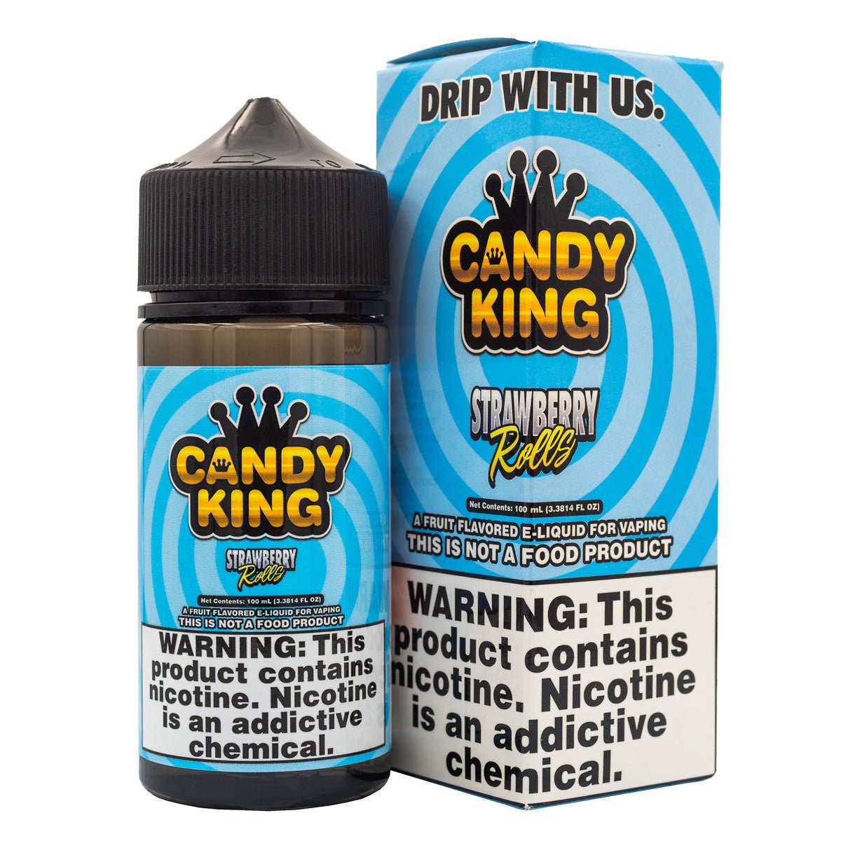 CANDY KING - STRAWBERRY ROLLS - 100ML (0mg)