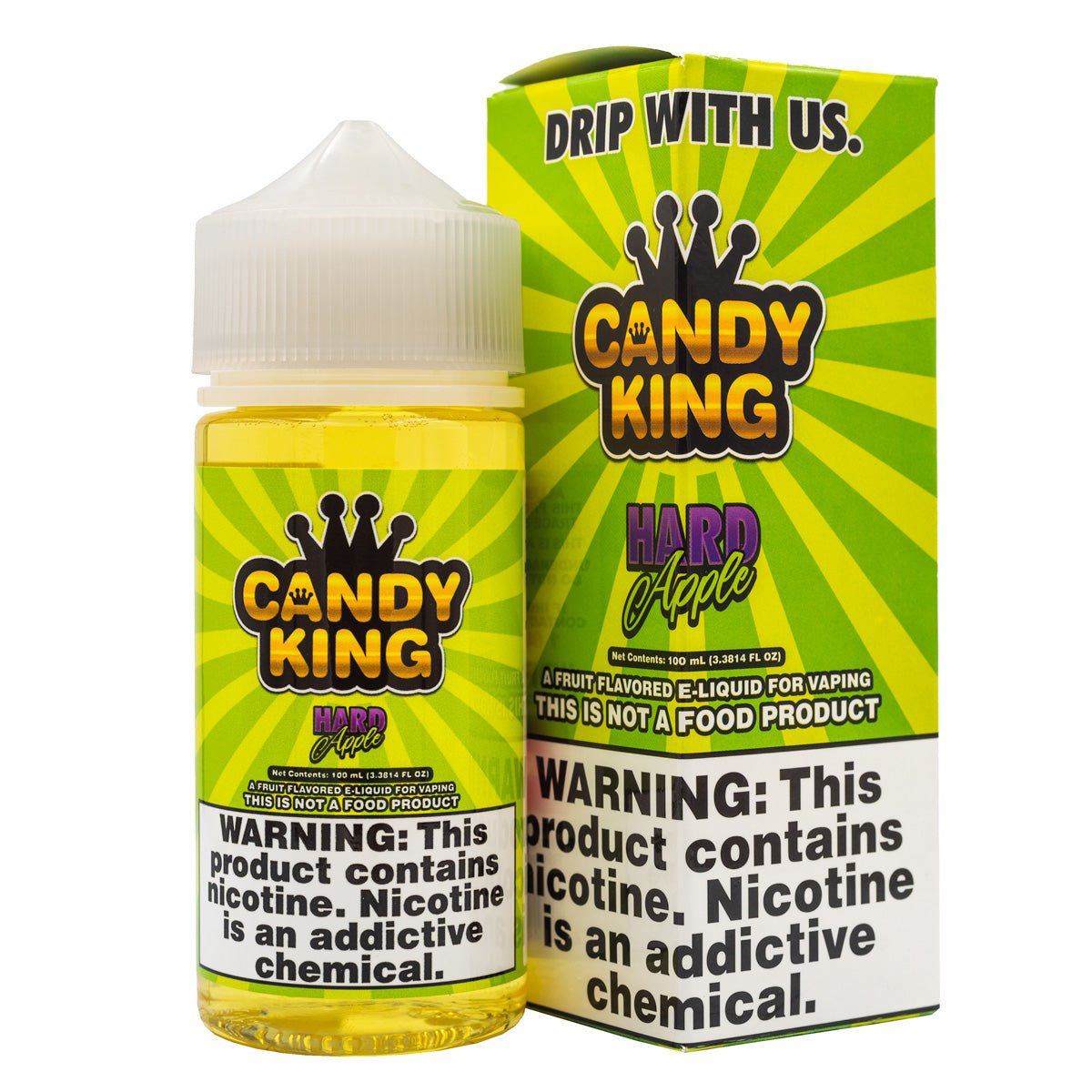 CANDY KING - HARD APPLE - 100ML (0mg)