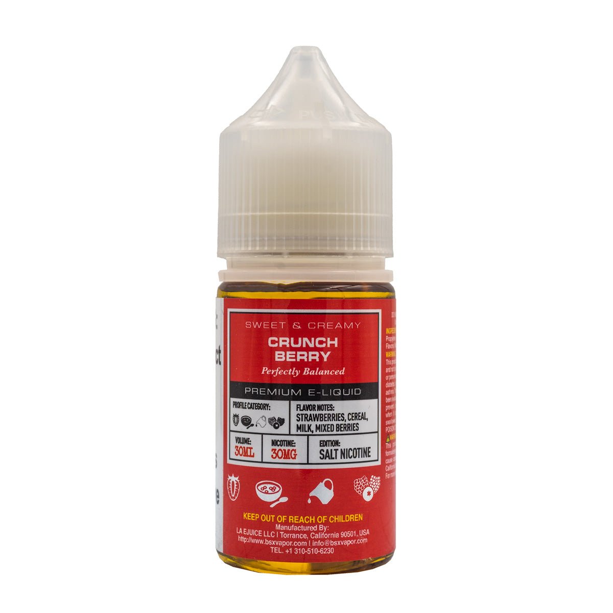 GLAS BASIX SALT CRUNCH BERRY - 30ML (30mg)
