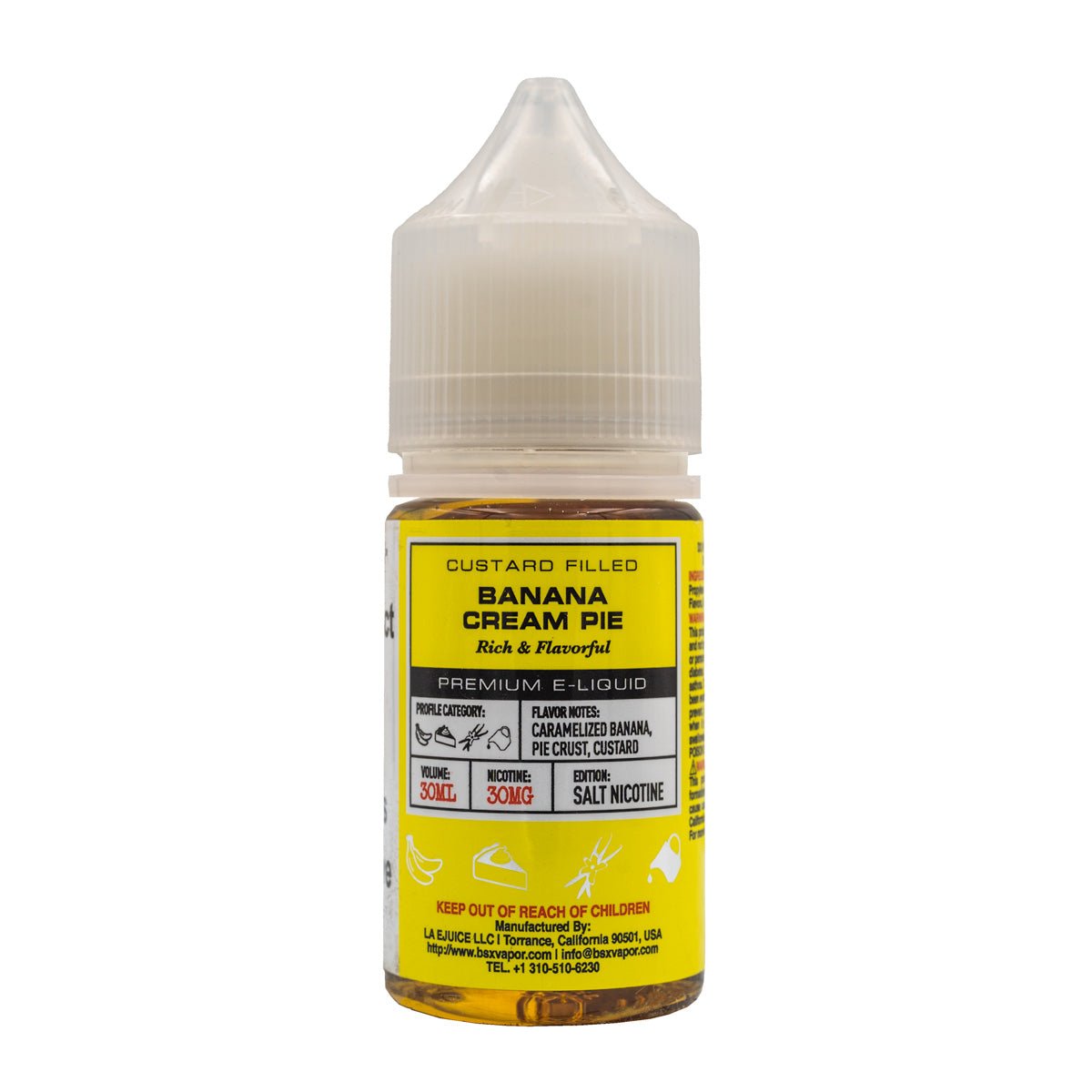 GLAS BASIX SALT BANANA CREAM PIE - 30ML (30mg)